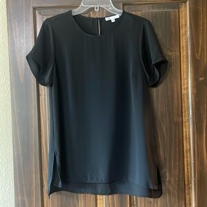 DR2 Black Short Sleeve Blouse Size Small